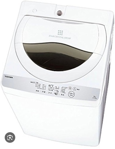 TOSHIBA 1~2人用/全自動洗濯機 AW-5G6-W