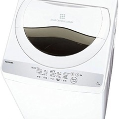 TOSHIBA 1~2人用/全自動洗濯機 AW-5G6-W
