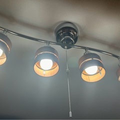 シーリングスポットライト、LED電球4つ