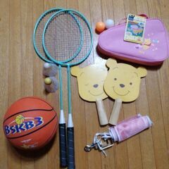 バドミントン　バスケットボール　卓球　セット