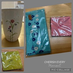 ピングー コップ お箸 コースター２枚 マット？