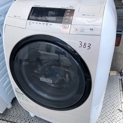 NO 383 ?福岡市内配送設置無料✨?  BD-V3700L-C ドラム式洗濯乾燥機 ビッグドラム ライトベージュ [洗濯9.0kg /乾燥6.0kg /ヒートリサイクル乾燥 /左開き] 