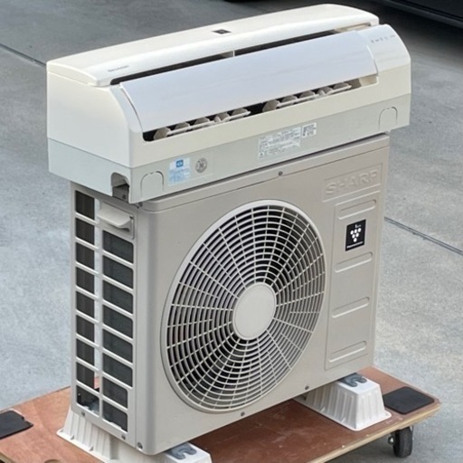 取付け可 ! ! ◇シャープ エアコン 6畳用 2018年製 内部洗浄 プラズマクラスター 100V AY-H22S 高圧洗浄済み !