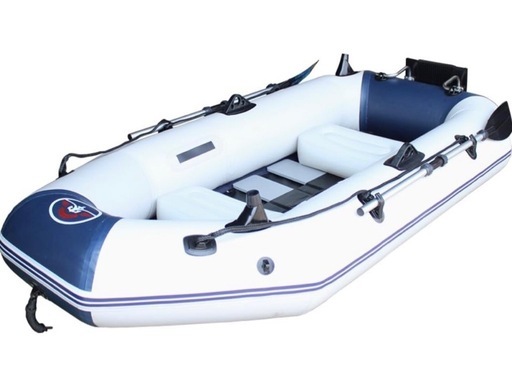 新品未使用！3人乗りフィッシングボートセット｜フローティングベスト2着＆オール付