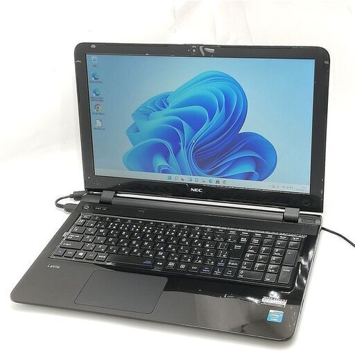 激安 即使用可 Windows11済 15.6型 ブラック ノートパソコン NEC PC