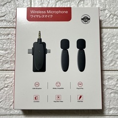 【新品】ワイヤレスマイク ピンマイク スマホ外付けマイク 3.5...