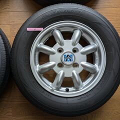 ダイハツ純正 ミニライト ホイール 13インチ トーヨーナノエナジー3 145/80R13 タイヤ付き4本セット  L700S 流用にの画像