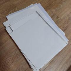紙　板紙　厚紙　工作用（不揃い約80枚ほど）