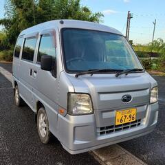 滋賀発！22年サンバーバン トランスポーター車検満 AT 両側ス...