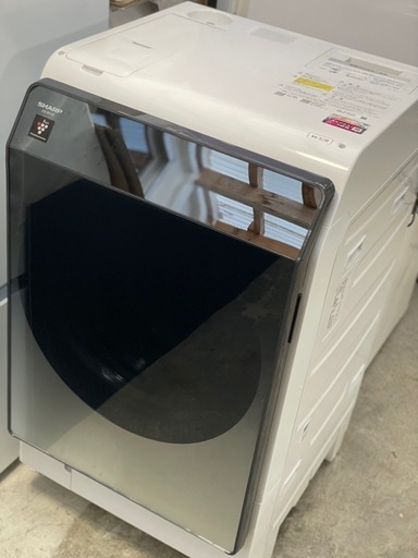 送料・設置込み可　ドラム式洗濯乾燥機　11kg/6kg SHARP 2021年