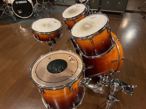 PEARL エクスポートシリーズ(バーチ)ドラムセット　T10・T12・F14・B22・SD14 ＊スネアスタンド含まず
