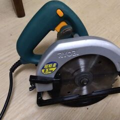 極上美品　リョービ　丸ノコ　ブレーキ付き　電動　ノコギリ　