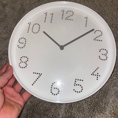 IKEAの時計、差し上げます。の画像