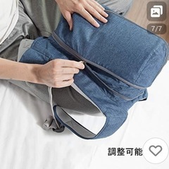 横向き寝用リュックサックの画像