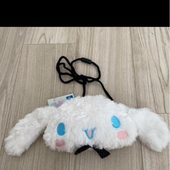 レア！シナモロール シナモン ふわふわフェイスポーチ 希少品　新品