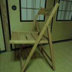 木製 折りたたみ イス お譲りします。＊石川県＊美川より＊期間限定