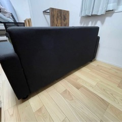 ソファー　コクヨ　黒　2人掛けの画像