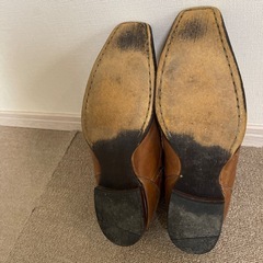 革靴　ブラウン　メンズ　26.5cmの画像