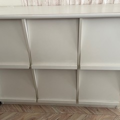 ホワイトボックス収納棚
