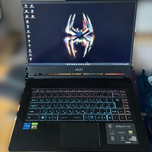 MSI Stealth 15M 第11世代Core i7プロセッサー GeForce RTX 3060 Laptop搭載 ゲーミングノートPC