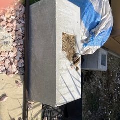 DIY、外構フェンス、基礎の画像