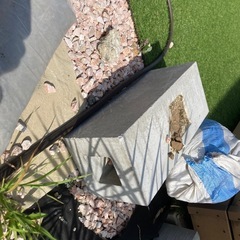 DIY、外構フェンス、基礎の画像