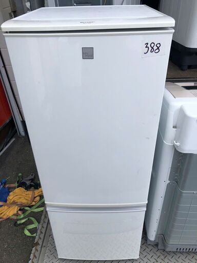 NO 388 北九州市内配送設置無料✨ SHARP/シャープ 2ドア冷蔵庫 SJ-17E5-KW