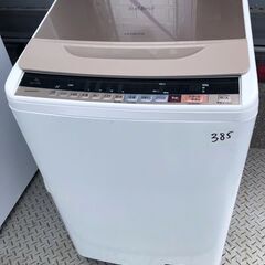 NO 385 🌈北九州市内配送設置無料✨🌈　日立 全自動洗濯機 ビートウォッシュ 8kg シャンパン BW-V80B N（