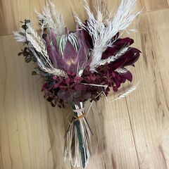 小さめブーケ★ドライフラワー風の造花