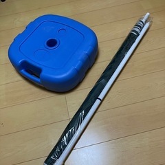 ビーチパラソルと錘