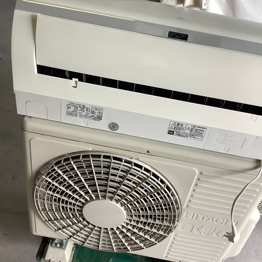 中古　日立エアコン白くまくん　RAS-C25F RAC-25F. 2016年製