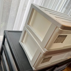 【無料 お譲りします】【引き取り希望】※※※ 収納引き出し(1BOXづ分かれているタイプ)　(プラスチック) ※※※の画像