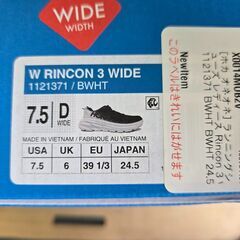 売約済！C030　ホカオネオネ　ランニングシューズ レディース W RINCON 3 WIDEの画像