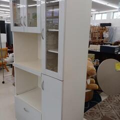 ★ジモティ割あり★3枚扉ｵｰﾌﾟﾝﾎﾞｰﾄﾞ　WH,　高さ (H)182× 幅(W)90× 奥行(D)43(cm)　【joh 2164】の画像