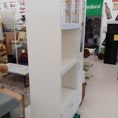 ★ジモティ割あり★3枚扉ｵｰﾌﾟﾝﾎﾞｰﾄﾞ　WH,　高さ (H)182× 幅(W)90× 奥行(D)43(cm)　【joh 2164】の画像