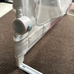 ベビー用品 ベッドガード ベビーフェンス ベビーゲート 転落防止 安全対策 ベビーベッド ピンク 可愛いの画像