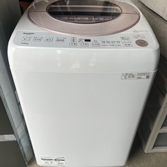 ２０２２年製　ＳＨＡＲＰ　全自動洗濯機　７．０ｋｇ　ホワイト　シ...