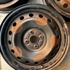 16インチ 5.5J +39 ラクティス 鉄チンホイール 4本セットの画像