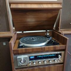 00349 "昭和レトロ"　TOSHIBA 東芝レコードステレオの画像