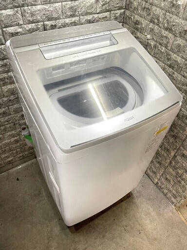大阪送料無料★3か月保障付き★洗濯機★2021年★アクア★10kg★AQW-GTW100J-W★S-309