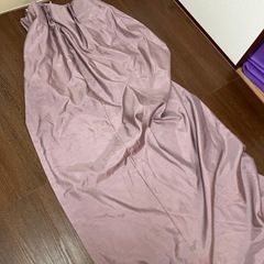 カーテン  横100 縦180 あずき色のような紫色のようなの画像