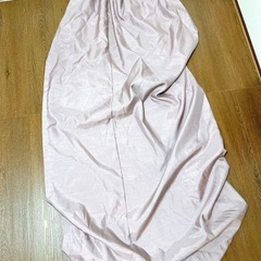カーテン  横100 縦180 あずき色のような紫色のような