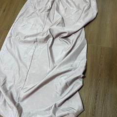 カーテン  横100 縦180 あずき色のような紫色のようなの画像