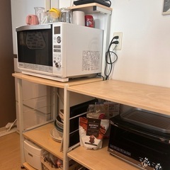 家電収納の画像