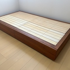 早い者勝ち　美品 シングルベッド 引き出し付 無印良品？