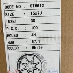 ET30ホイール4本セットの画像