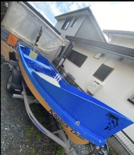 3人乗りYAMAHAさんの小型船トレーラー付き