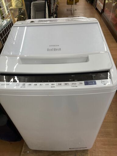 ☆ジモティー割引有☆　8kg洗濯機/ﾋﾀﾁ/BW-V80EE7/2020年