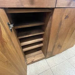 ハンドメイド収納棚 DIY木製ナチュラル の画像