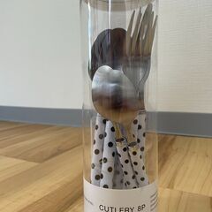 ★お値下★Francfranc　ベルカトラリー8Pセット　ドット柄　★未使用★の画像
